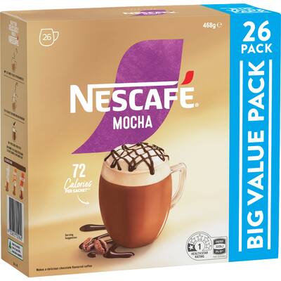 nescafé coffee sachets mocha