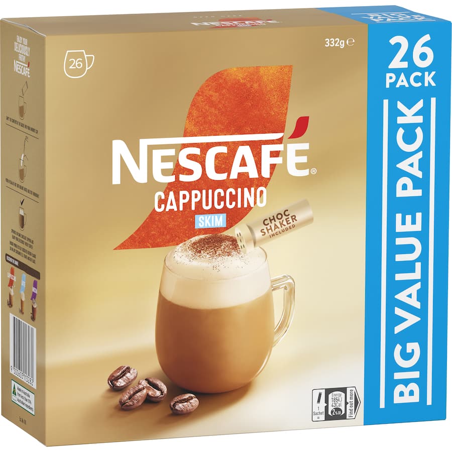 Nescafé Coffee Sachets Cappuccino Skim