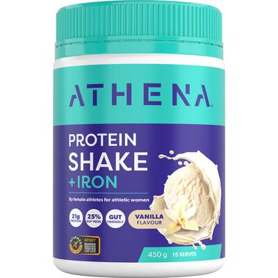 athena protein shake powder vanilla flavour