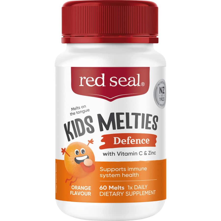 Red Seal Kids Melties Defence With Vitamin C & Zinc Orange