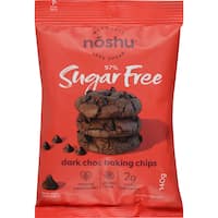 noshu 97% sugar free chocolate chips dark baking chips