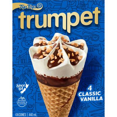 Trumpet ice cream on cone vanilla 440ml
