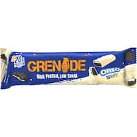 grenade protein bar oreo white