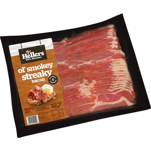 Hellers Ol Smokey Streaky Bacon