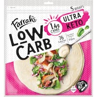 Farrah's low carb wraps ultra keto 5pack undefined
