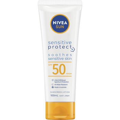 nivea sunscreen sensitive spf50