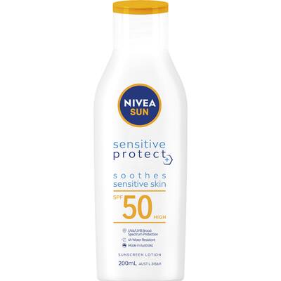 nivea sunscreen lotion sensitive spf 50