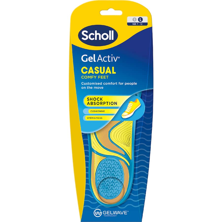 Scholl Gel Activ Insoles Casual Large