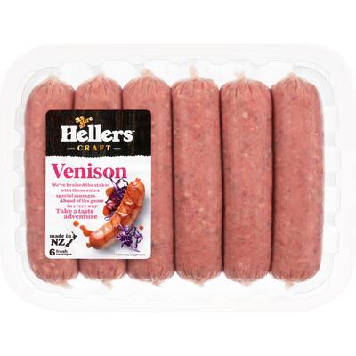 hellers sausages venison