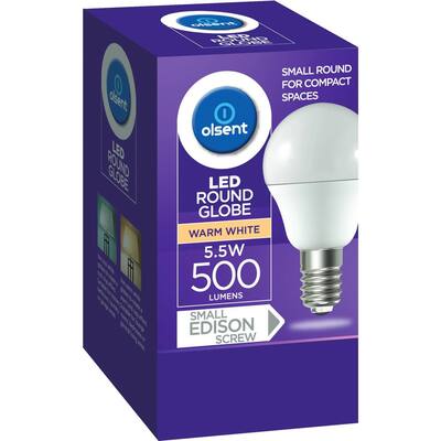 olsent led light bulb screw 5.5w 500lm