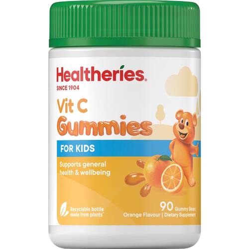 Healtheries Kids Vitamin C Gummies Orange