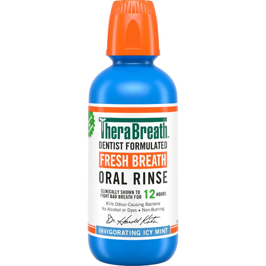Therabreath Mouthwash Invigorating Icy Mint
