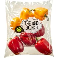 the odd bunch fresh vegetable capsicum (minimum 5 per pack)
