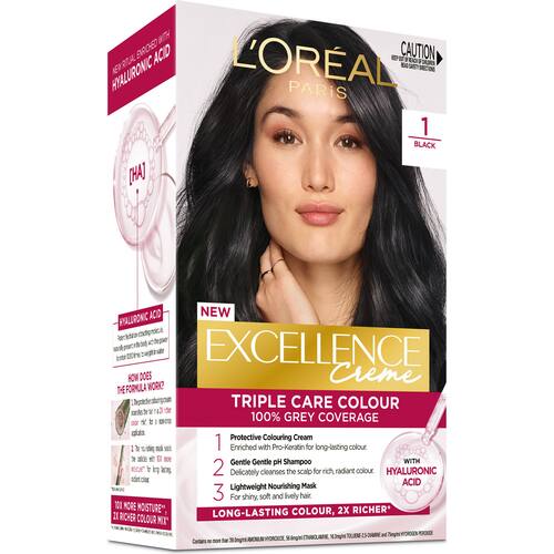 Loreal Excellence Hair Colour Black 1