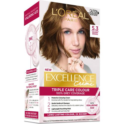 Loreal Excellence Hair Colour Golden Brown 5.3