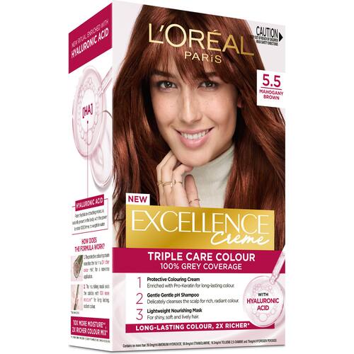 Loreal Excellence Hair Colour Mahogany Brown 5.5