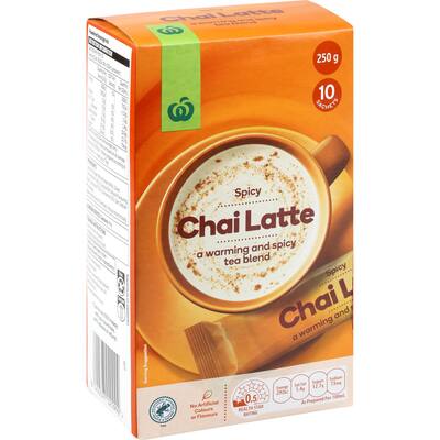 woolworths coffee sachets spicy chai latte