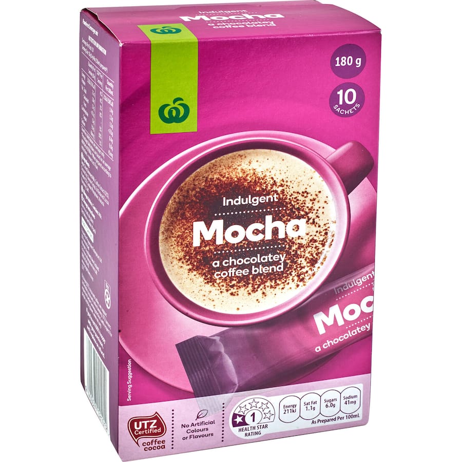 Woolworths Coffee Sachets Mocha