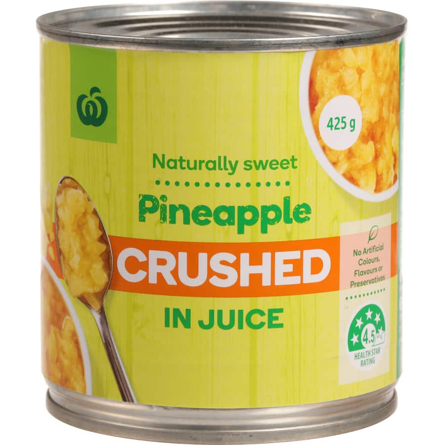 Woolworths Pineapple Crushed In Natural Juice