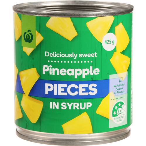 Woolworths Pineapple Pieces In Syrup