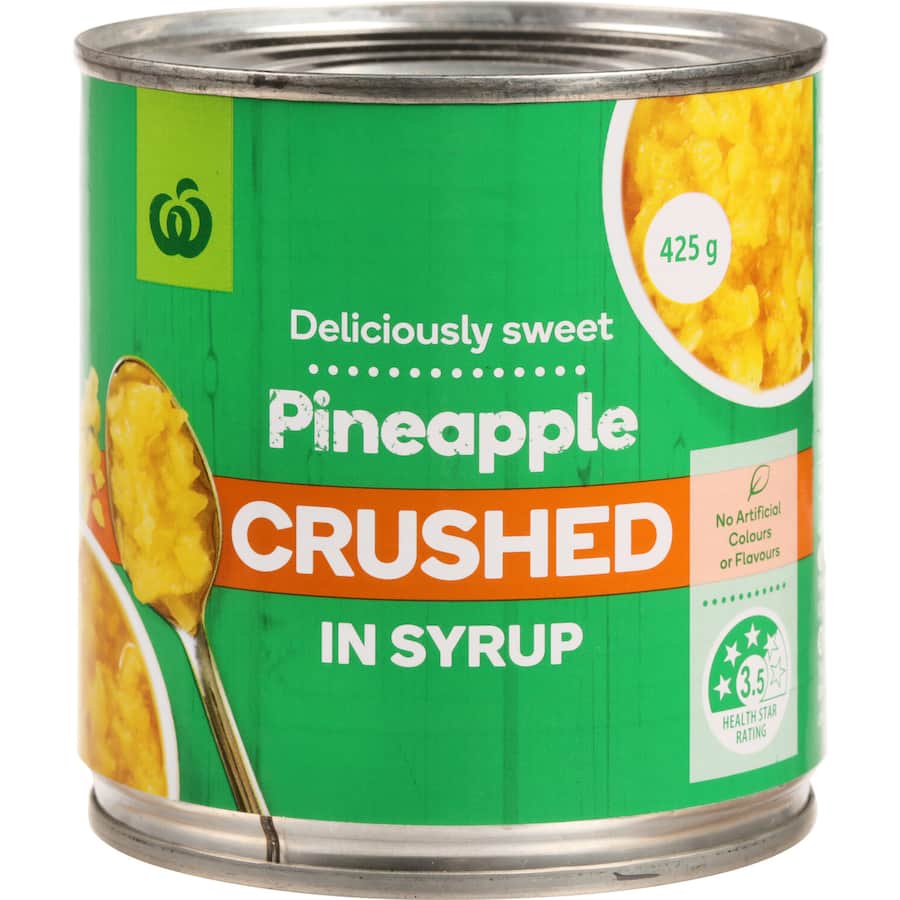 Woolworths Pineapple Crushed In Syrup