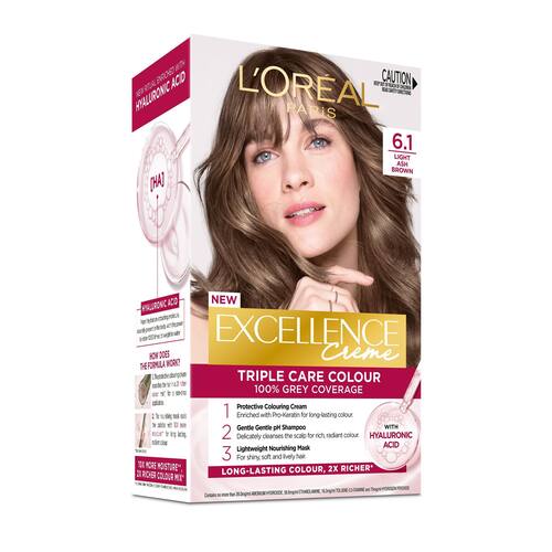 Loreal Excellence Hair Colour Ash Brown 6.1