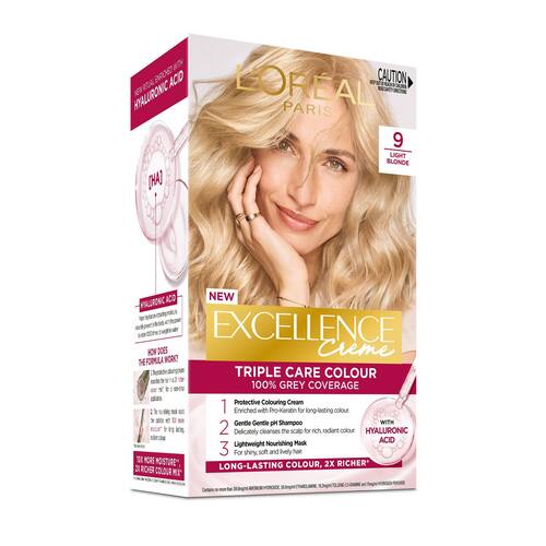 Loreal Excellence Hair Colour Light Blonde 9
