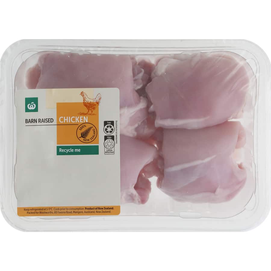 Woolworths Nz Chicken Cutlets Skinless Bone In