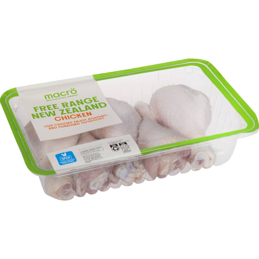 Macro Free Range Nz Chicken Drumsticks