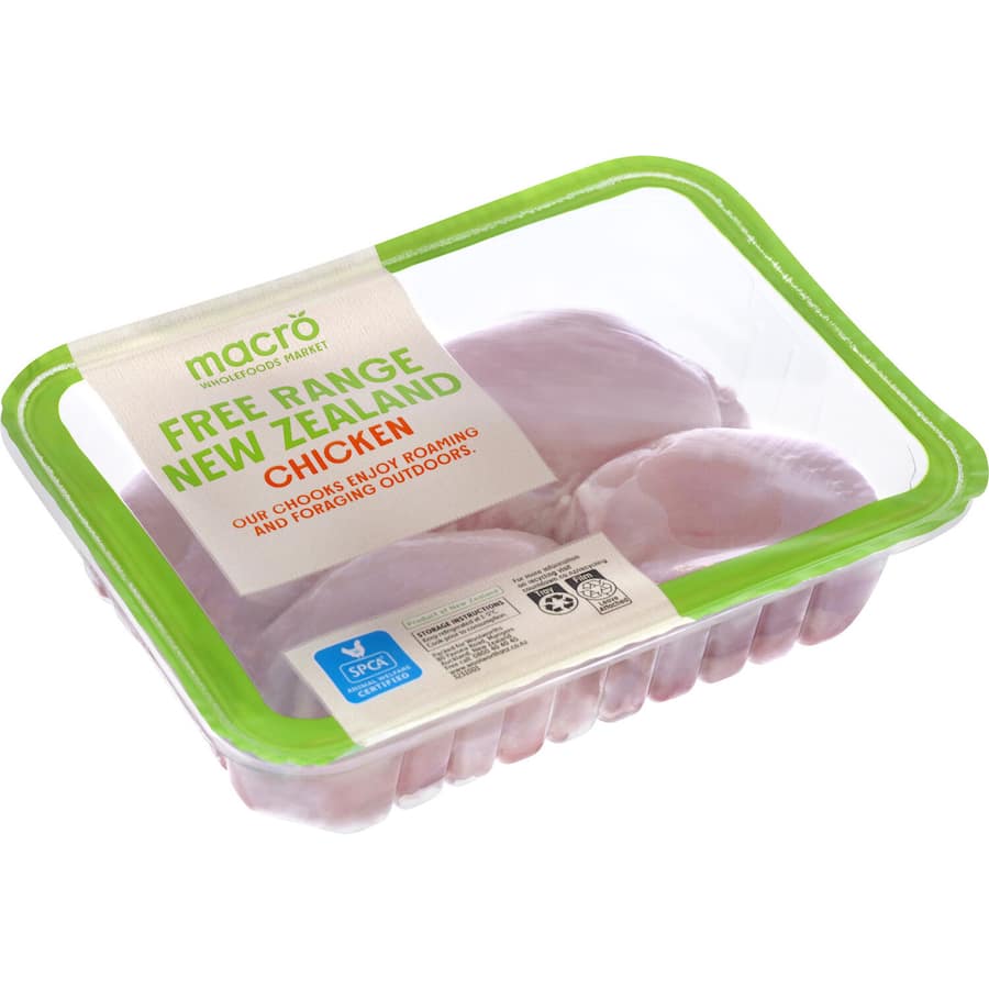 Macro Free Range Nz Chicken Thighs Fillets