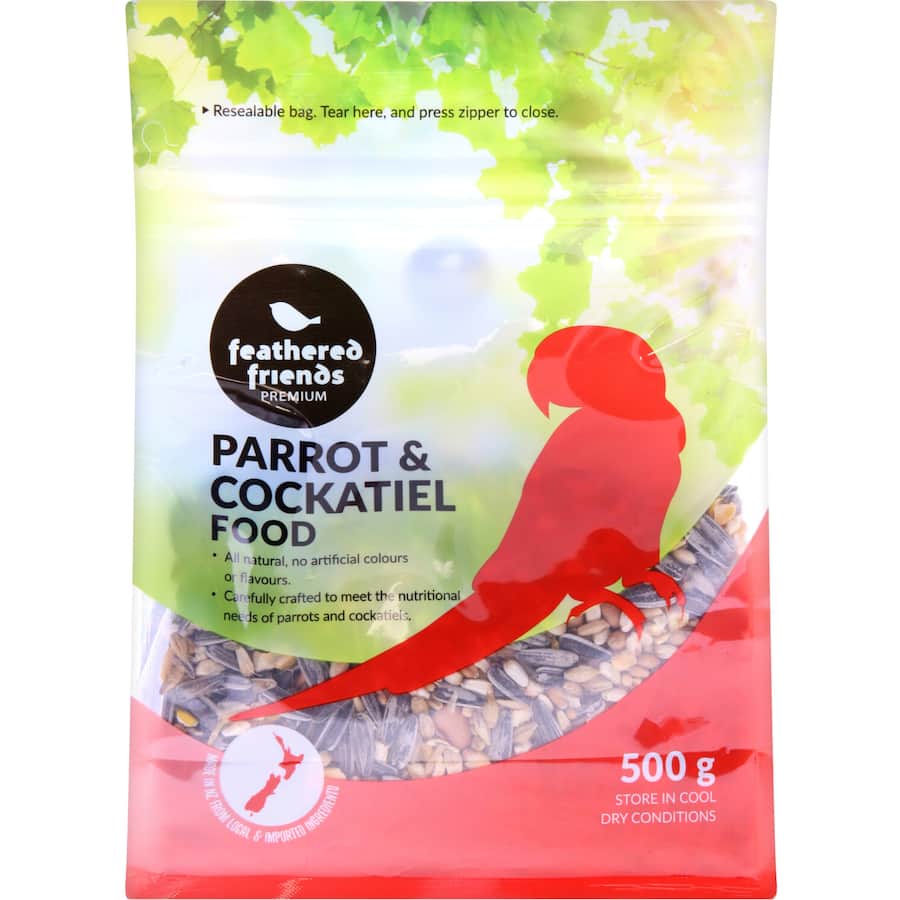 Feathered Friends Pet Food Parrot & Cockatiel Bird Seed