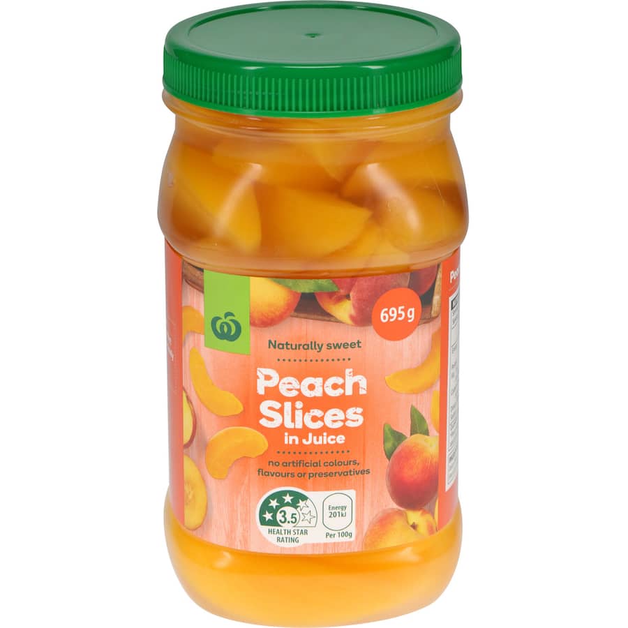 Woolworths Peach Slices In Juice