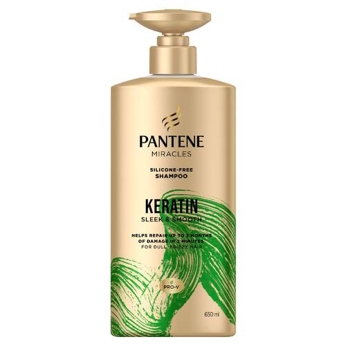 Pantene Miracles Shampoo Keratin Sleek & Smooth