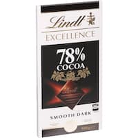 Lindt Excellence 78% Cocoa Smooth Dark Chocolate Block