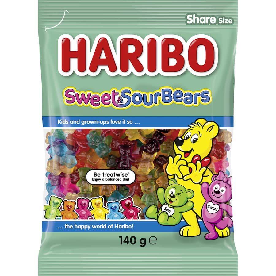 Haribo Jelly Sweets Sweet & Sour Bears