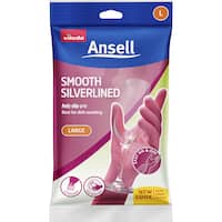 Vileda Ansell Smooth Silverlined Gloves Large