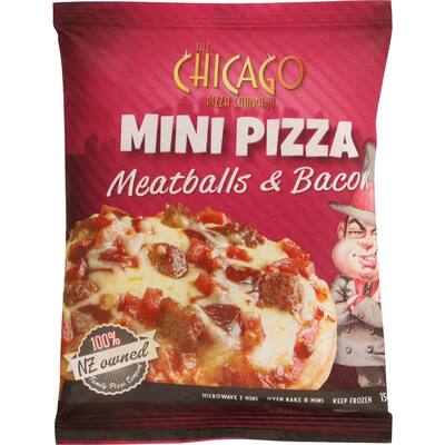 chicago pizza mini meatball & bacon