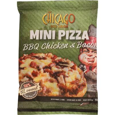chicago pizza mini bbq chicken & bacon