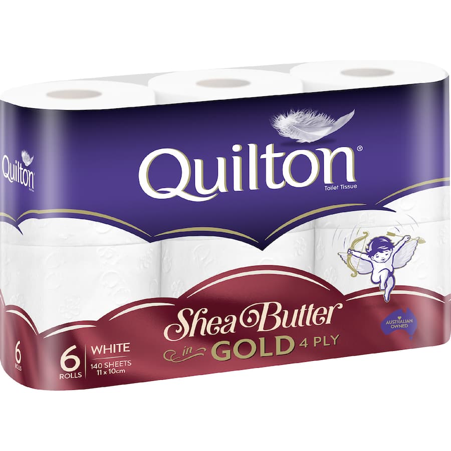 Quilton Gold Toilet Paper Shea Butter
