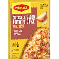 Maggi Side Dish Cheese And Bacon Potato Bake