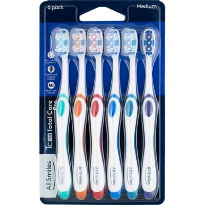 all smiles total care pro toothbrush medium