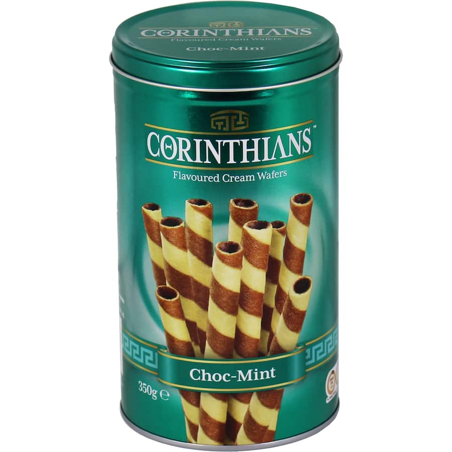 Corinthians Wafer Sticks Chocolate Mint