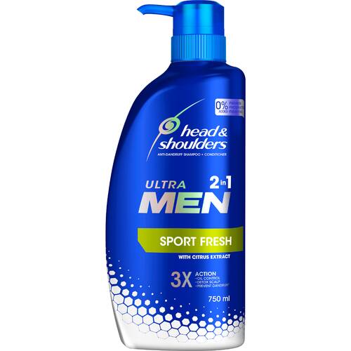Head & Shoulders Shampoo & Conditioner Ultra Men 2n1 Sport Fresh