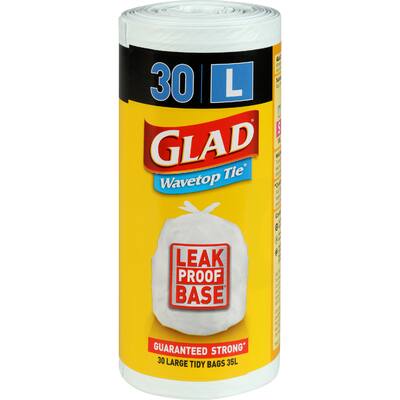 glad bin liners wavetop tie large scented
