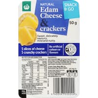 Woolworths Cheese Snack Crackers & Edam