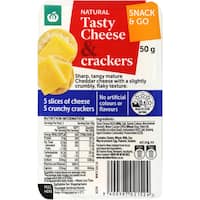 Woolworths Cheese Snack Crackers & Tasty