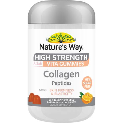 Natures Way Adult Collagen Vita Gummies Orange