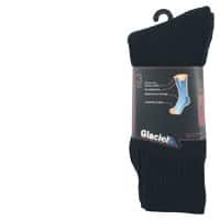 Glacier Mens Socks Work Black Size 11-14