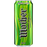 Mother Kicked Apple Energy Drink Can
