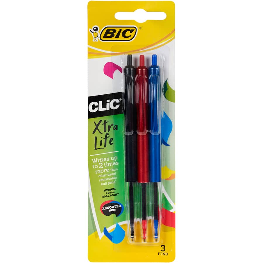 Bic Clic Pens Mixed